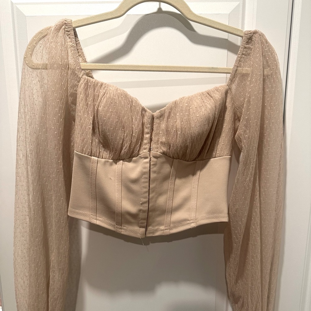 Lacy Bustier Top